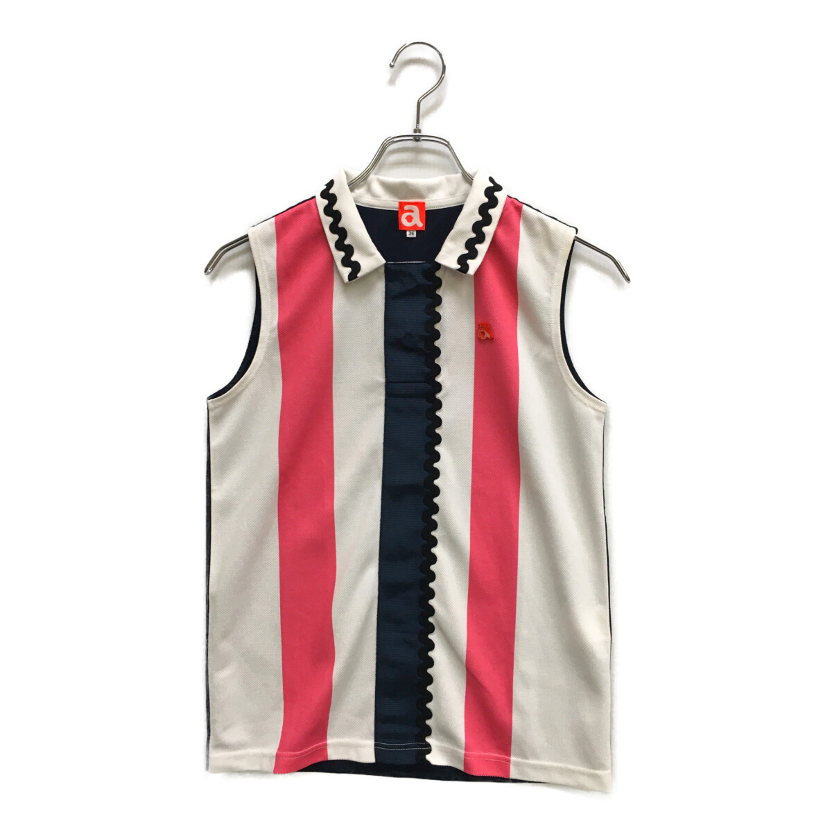 M.U SPORTS ミエコウエサコ ニット ベスト グレー 日本製 ゴルフ 楽天