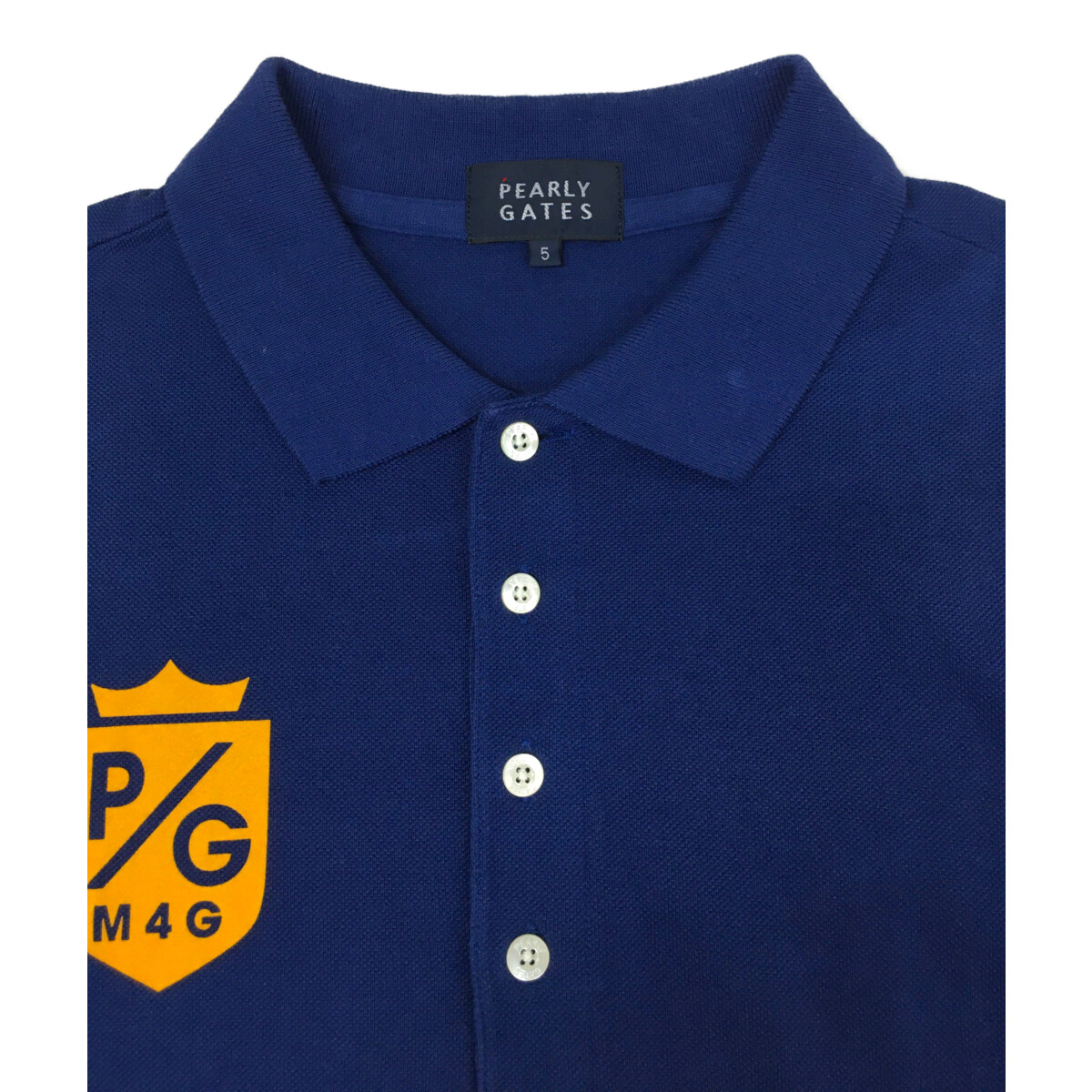 PEARLYGATESメンズポロシャツ サイズ5 PEARLYGATESメンズポロシャツ