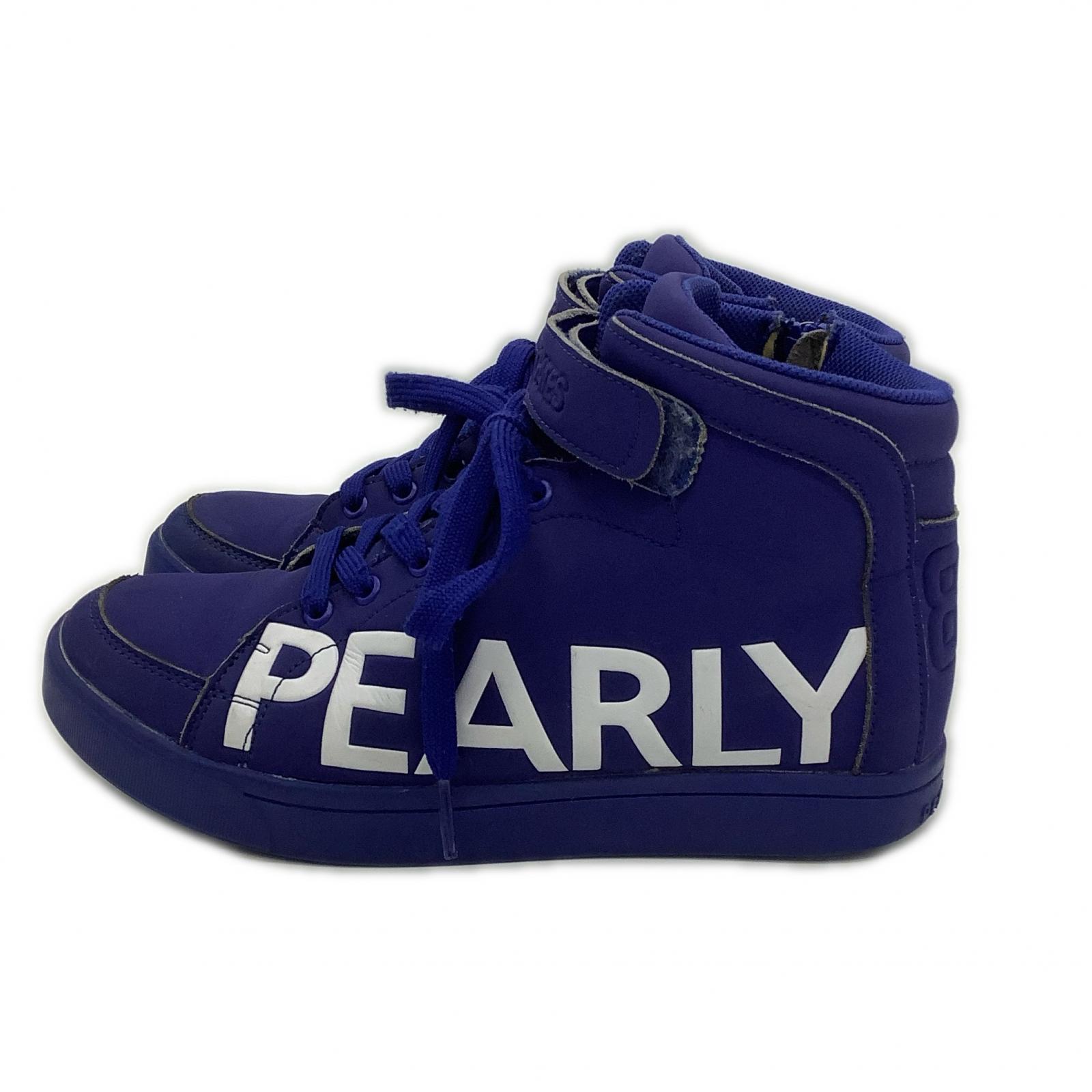 パーリーゲイツ シューズ ブーツ ネイビー 24.5㎝ パーリーゲイツ