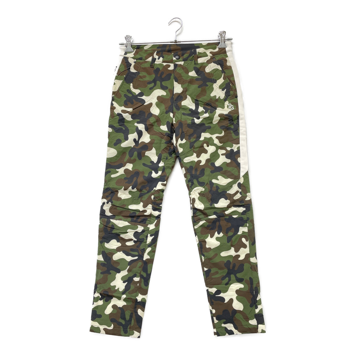 PEARLY GATES】 裏起毛パンツ カモ柄ドットカーキ サイズ4 PEARLY