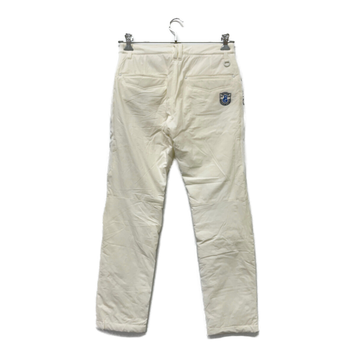 PEARLY GATES パーリーゲイツ 中綿入り ロゴ パンツ メンズ 白 M
