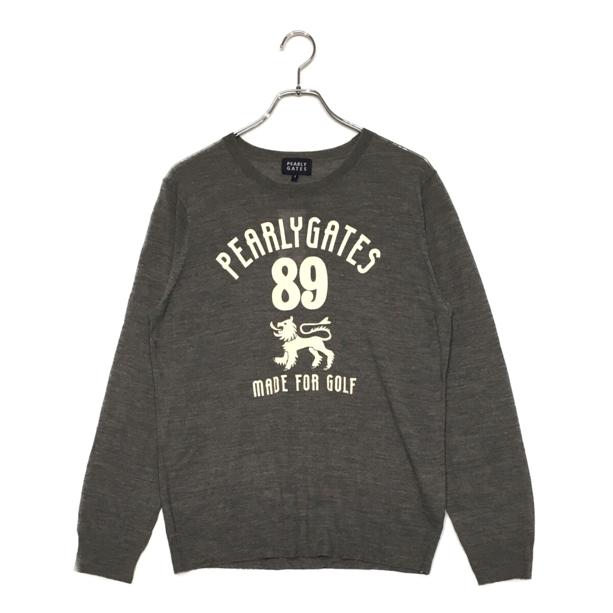 中古 メンズ パーリーゲイツ PEARLY GATES セーター 5(L) グレー