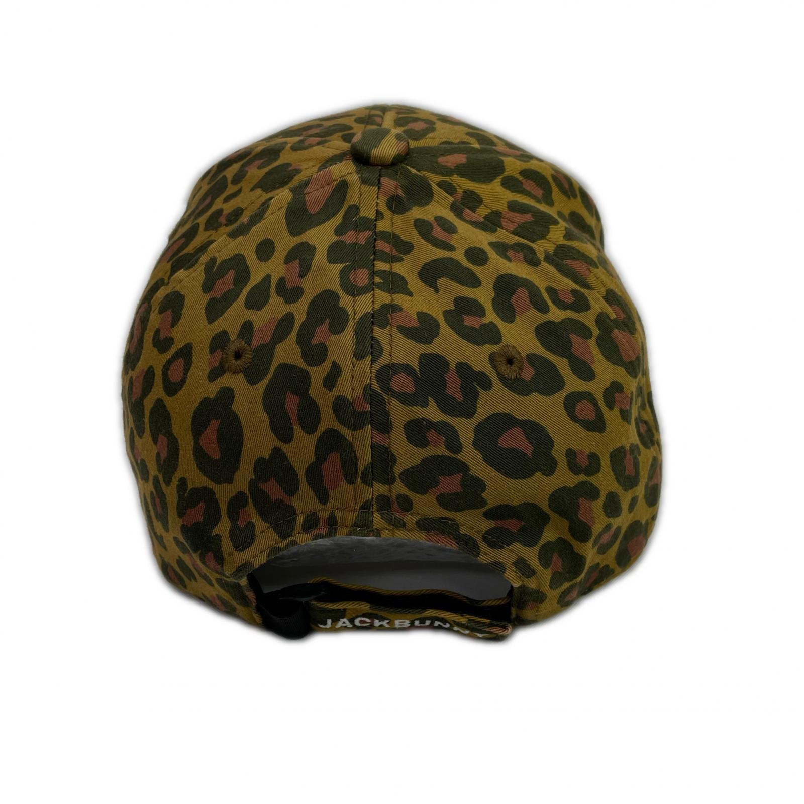 中古 ジャックバニー Jack Bunny!! キャップ フリー ブラウン ヒョウ柄