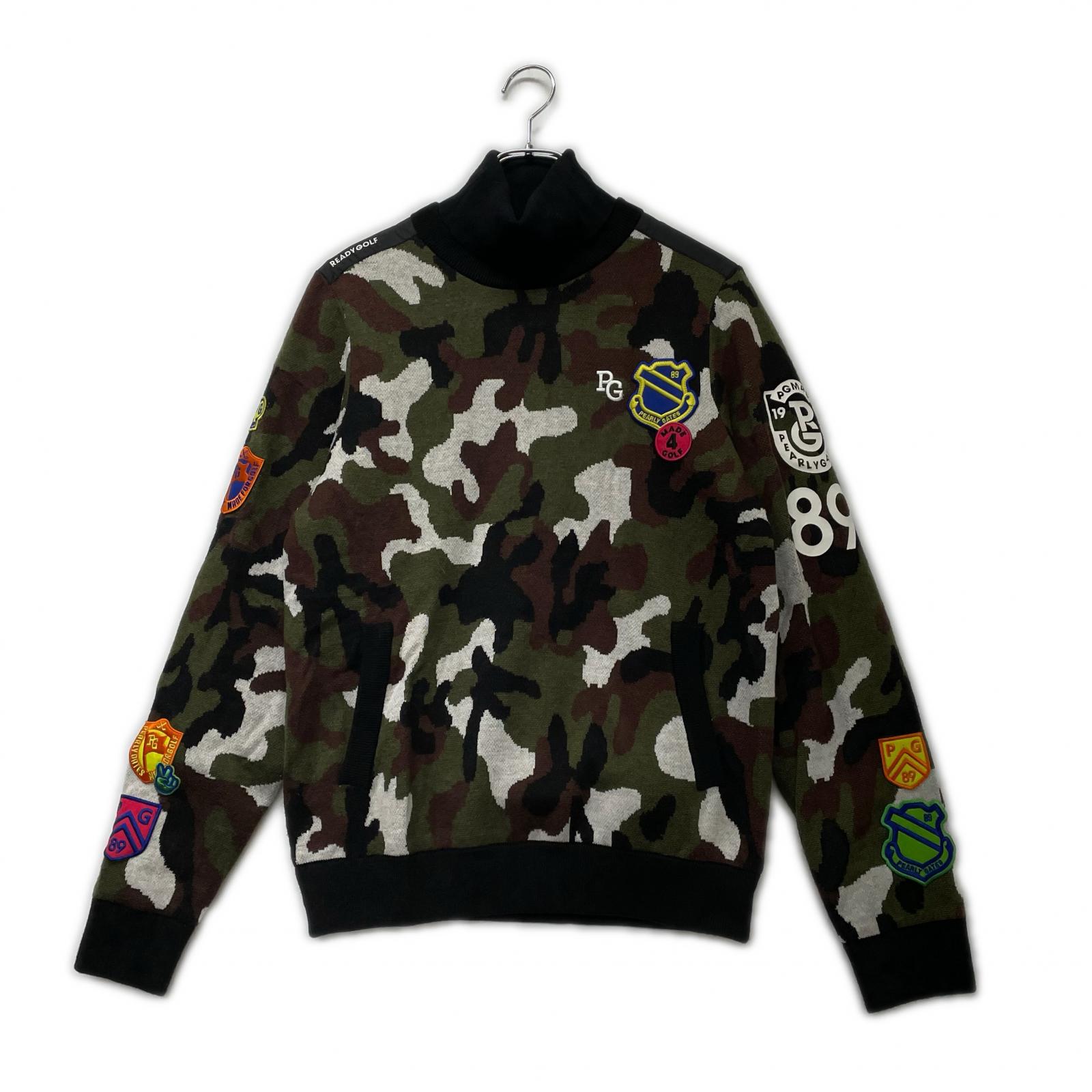 中古 メンズ パーリーゲイツ PEARLY GATES セーター 4(M) カーキ 黒