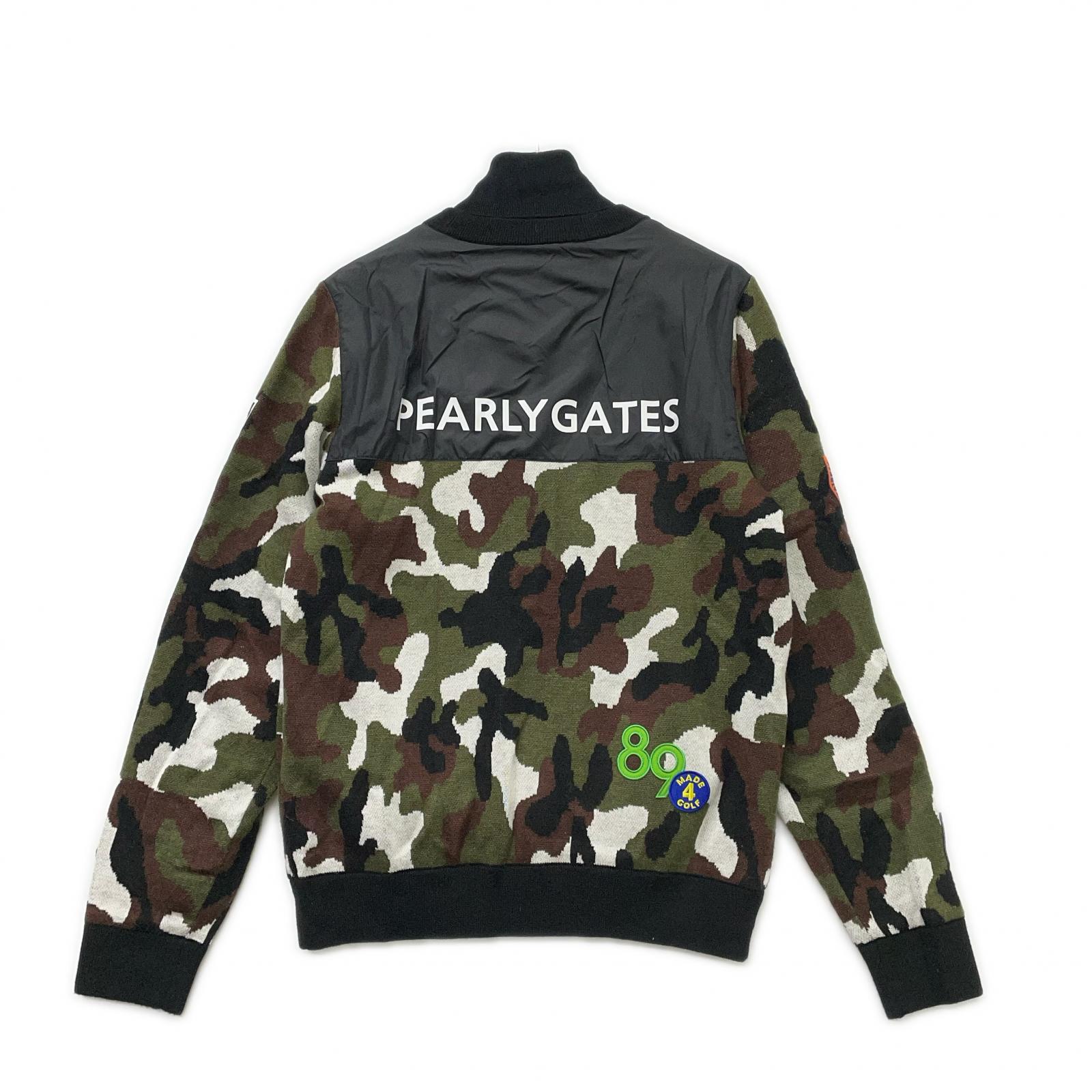 中古 メンズ パーリーゲイツ PEARLY GATES セーター 4(M) カーキ 黒