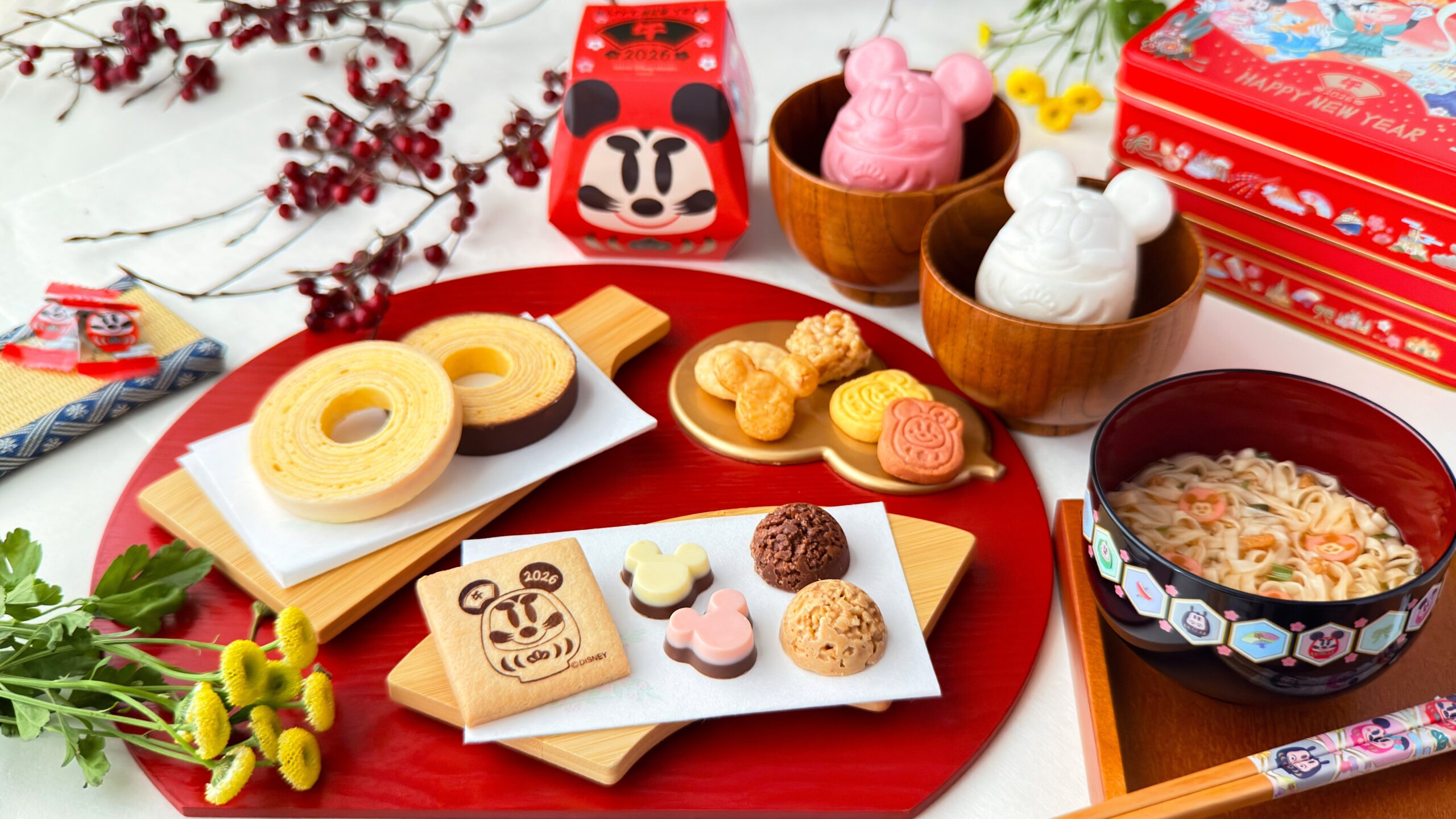 2026年お正月のディズニーランドやディズニーシーで買えるお菓子を