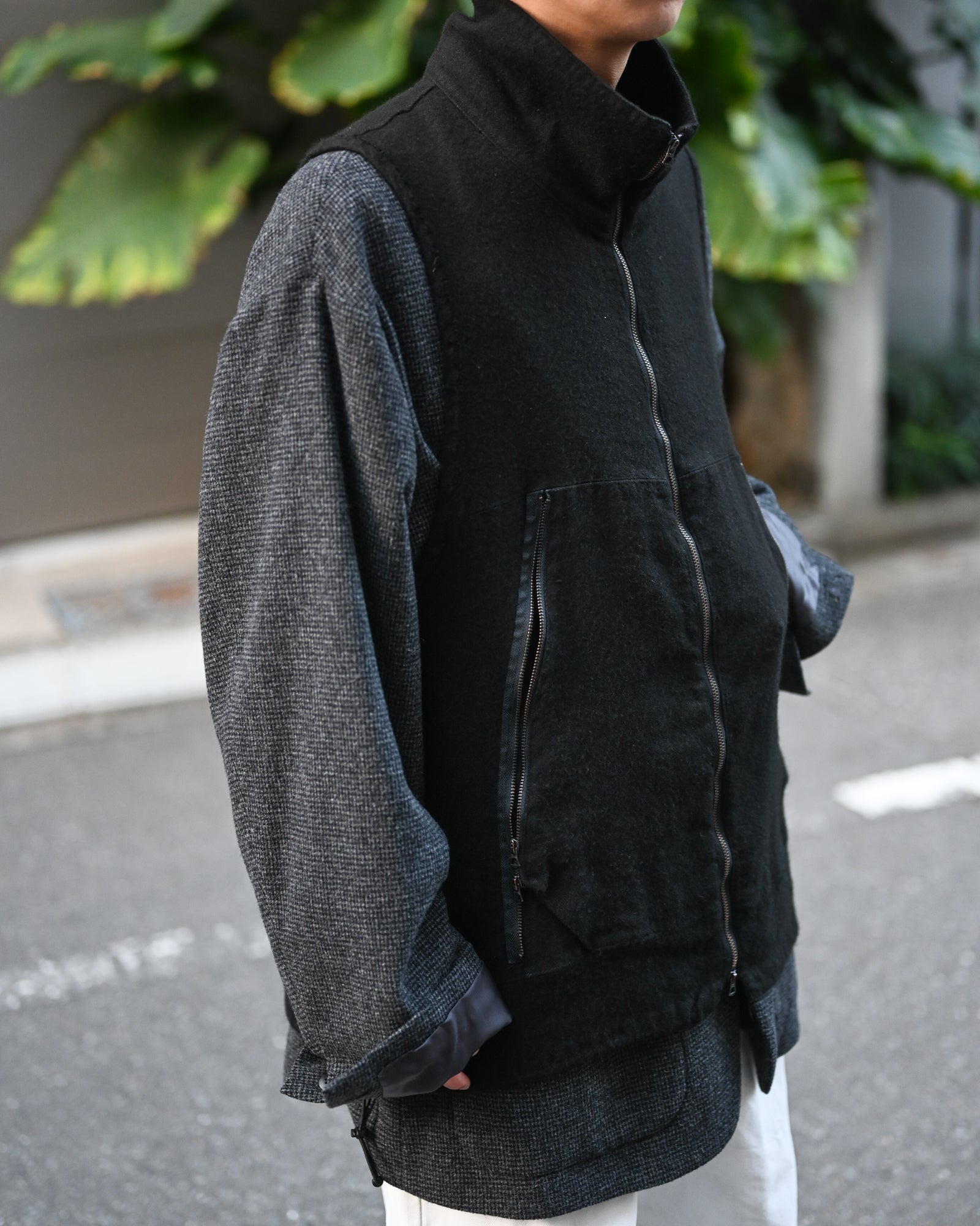 barbell object - flower vest | COELACANTH バーベルオブジェクト