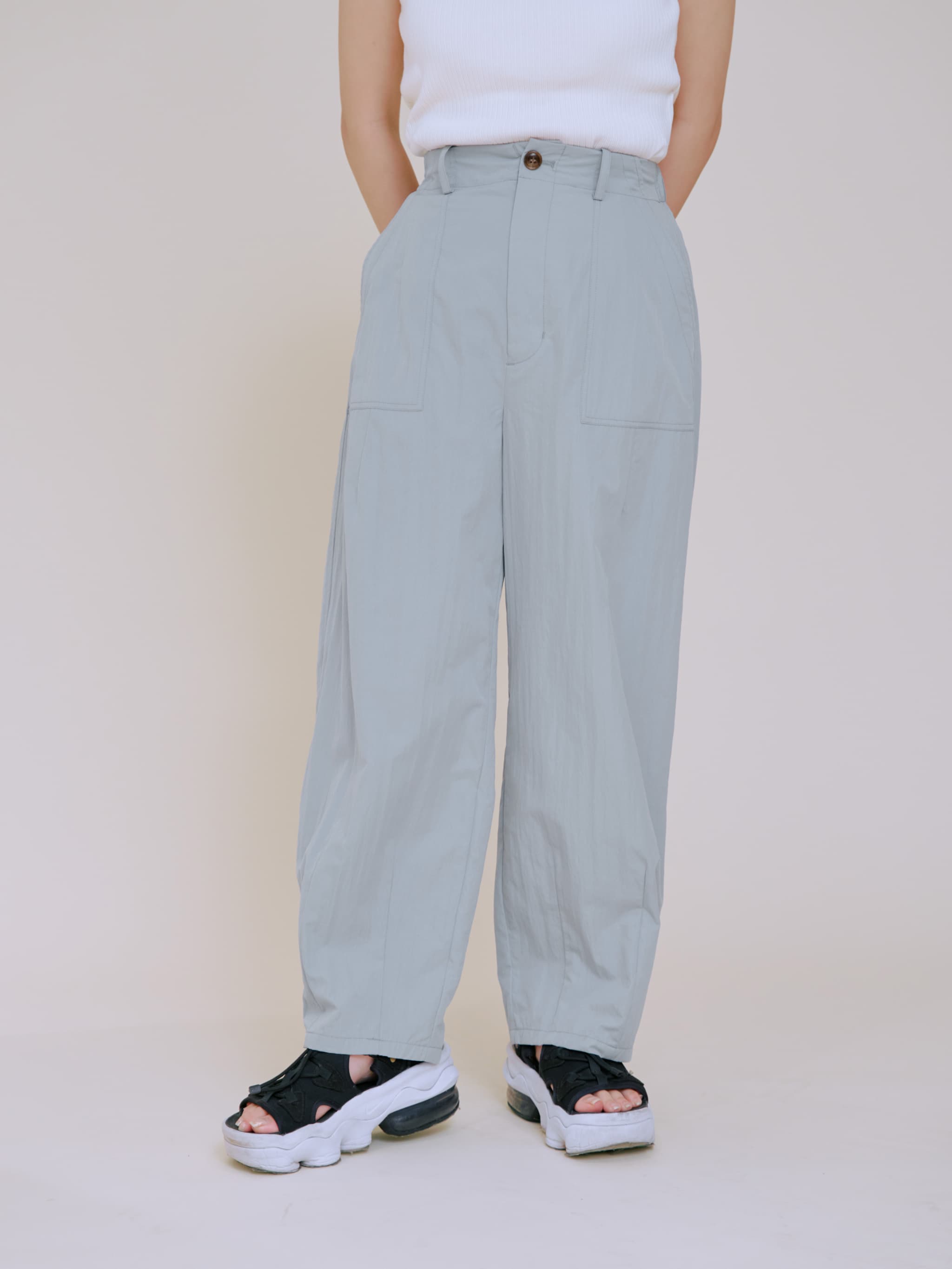 カーブラインベイカーパンツ -short & regular| 小柄・低身長女性向け