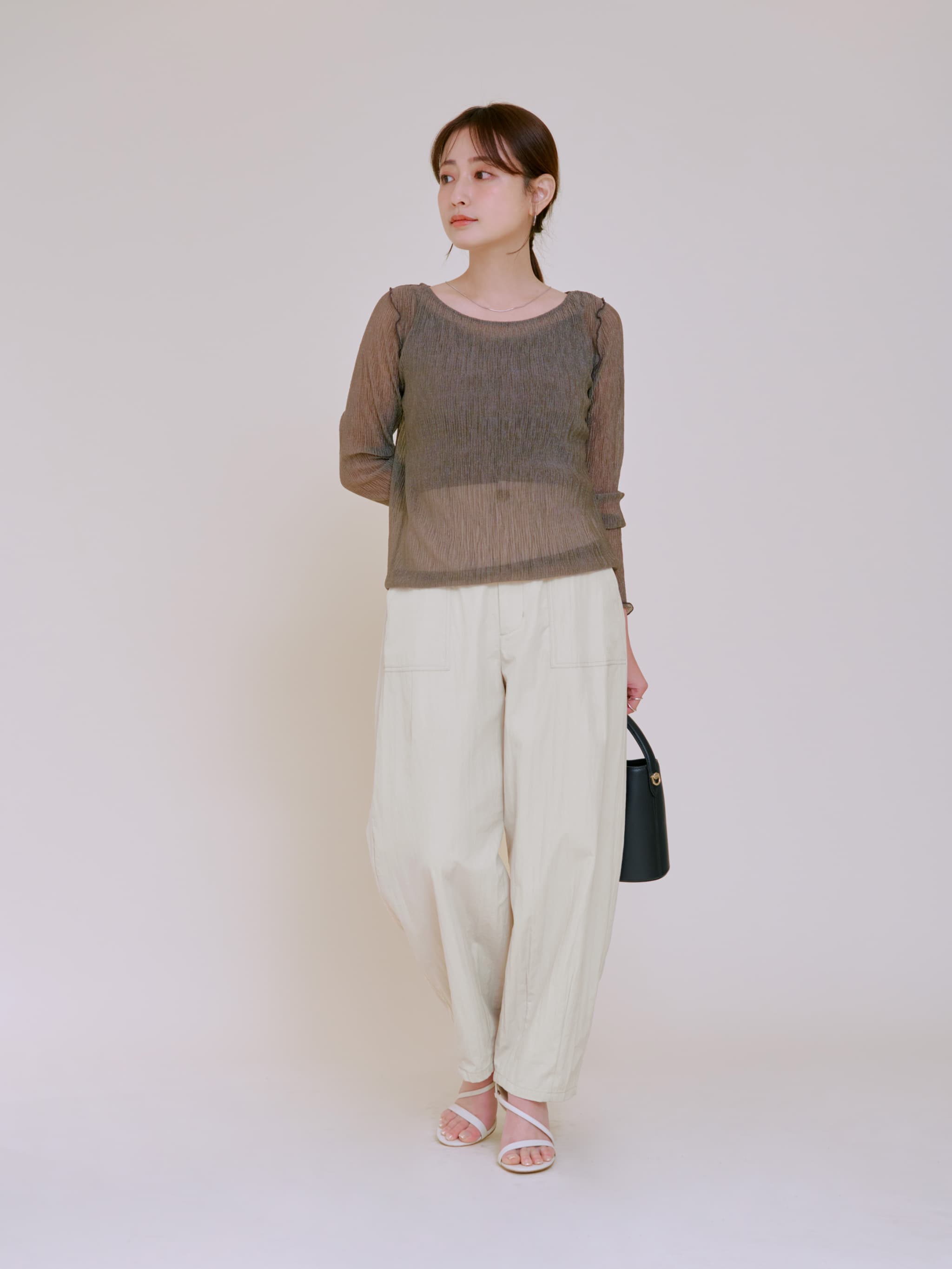 カーブラインベイカーパンツ -short & regular| 小柄・低身長女性向け