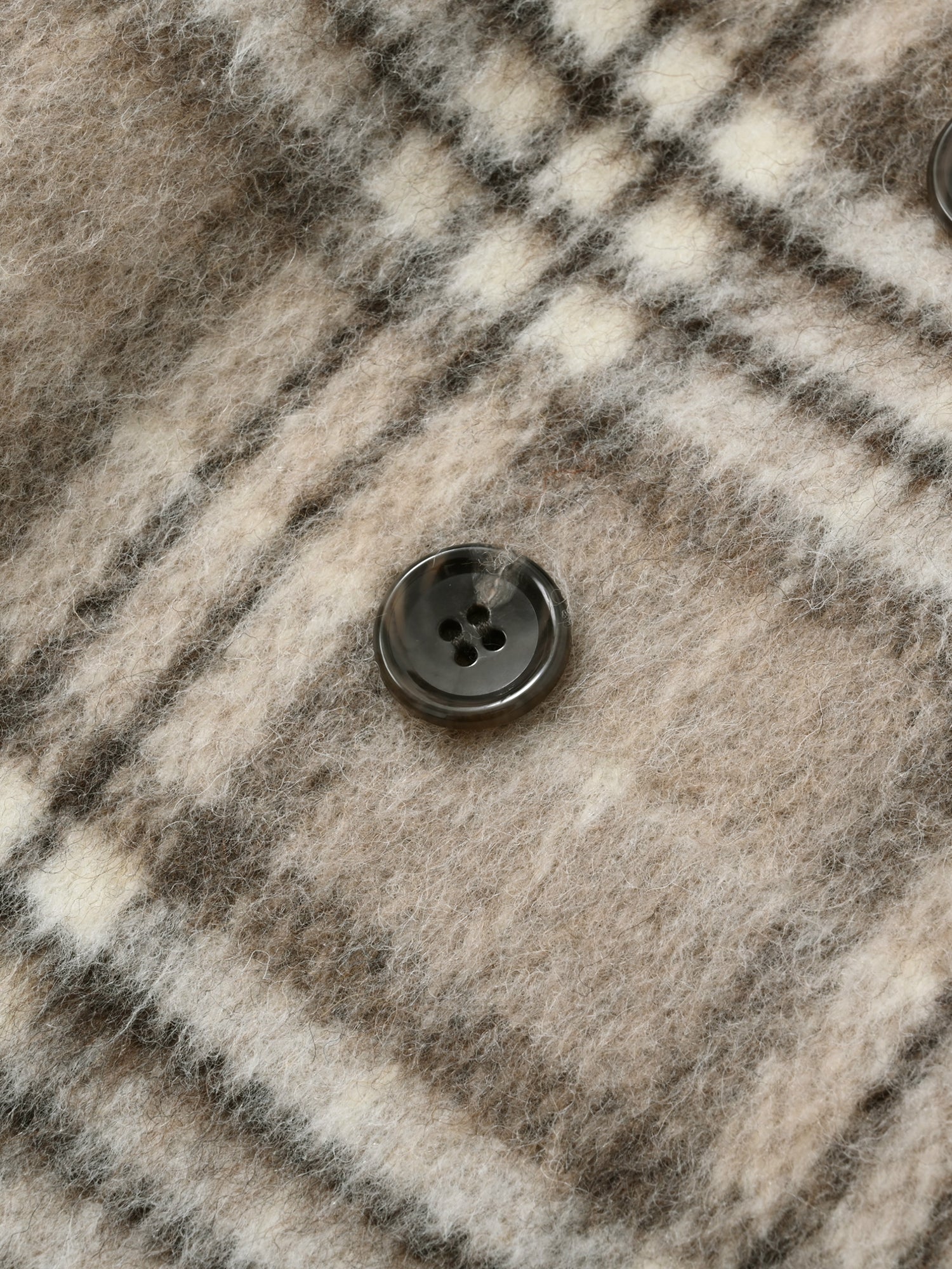 ウールシャギーチェックダブルコート | 小柄・低身長女性向け