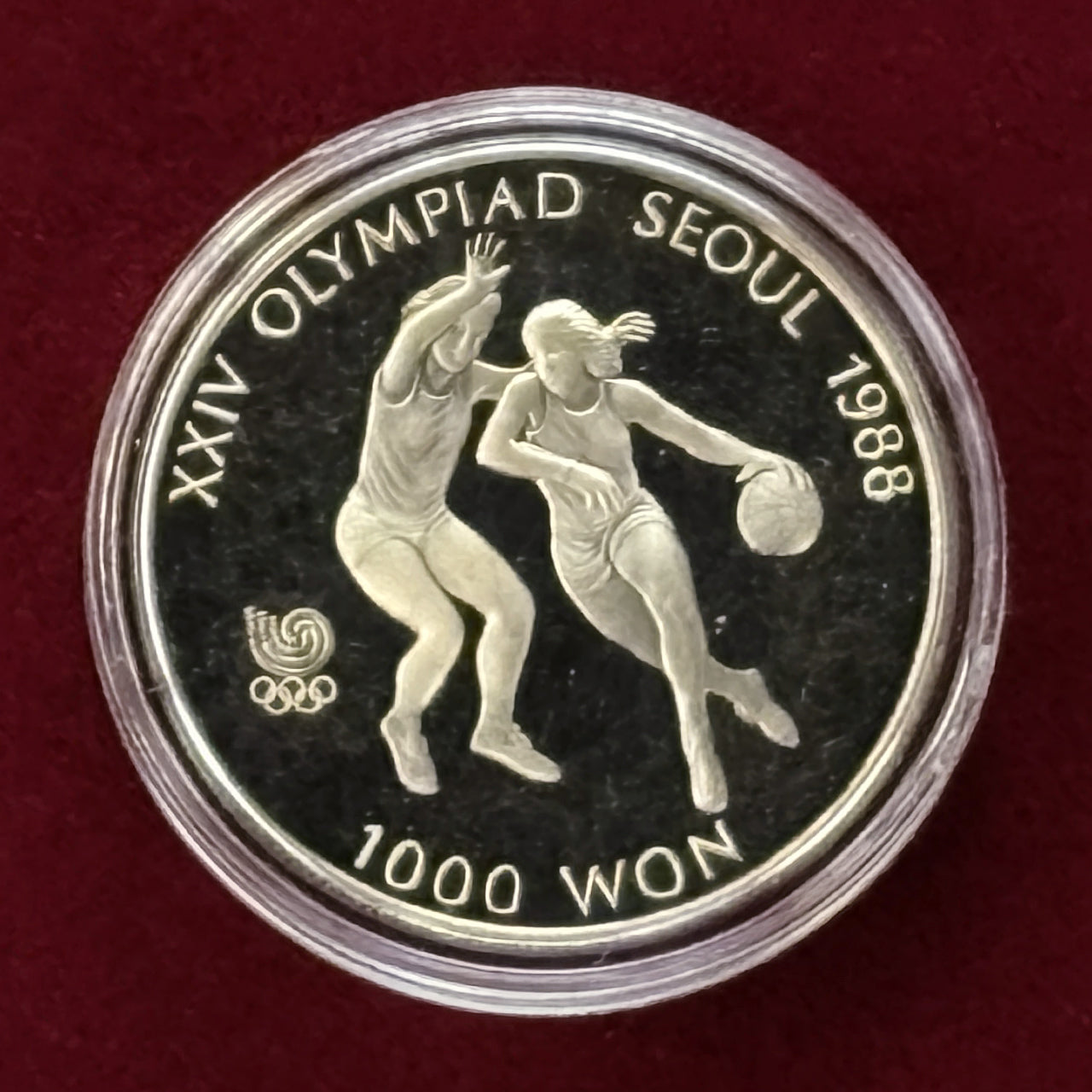 韓国】1988年ソウルオリンピック記念 コインセット 2枚組 1986［C