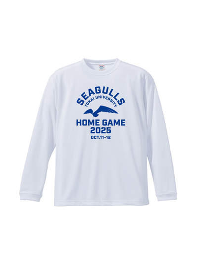 新品 東海大学 シーガルス SEAGULLS ロゴ ドライTシャツ ブルー 東海