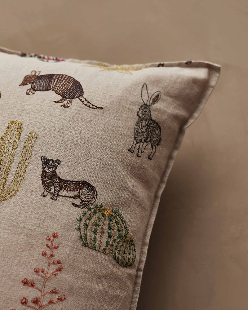 Saguaro Desert Friends Pillow | Coral & Tusk