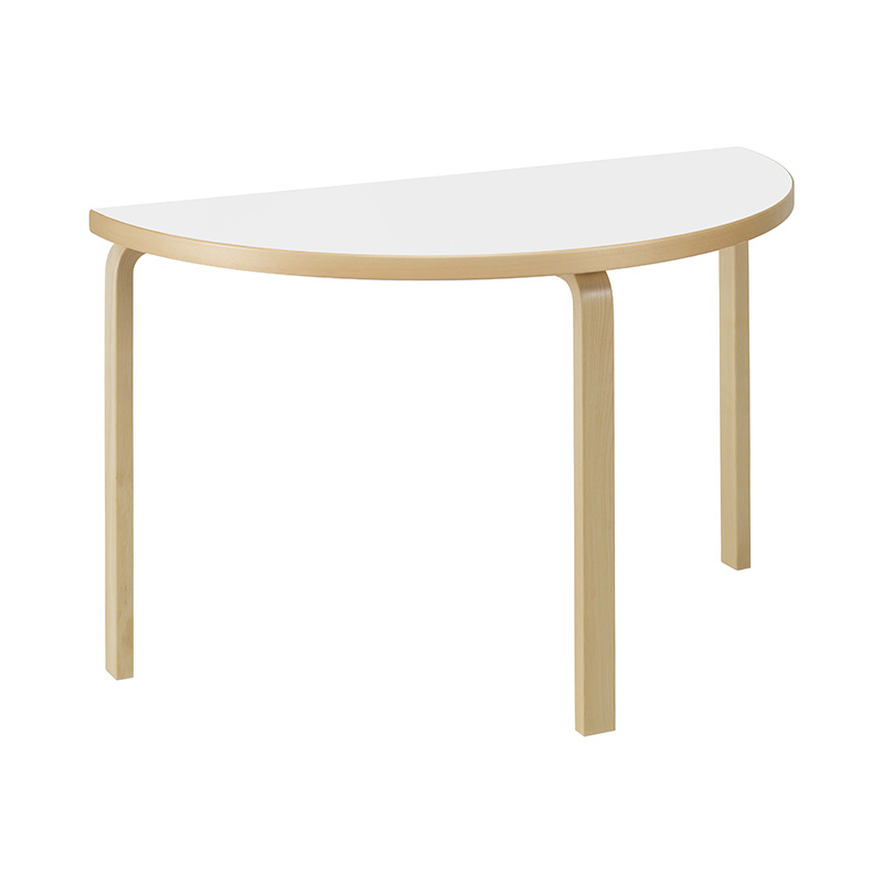 Artek（アルテック）95 テーブル ホワイトリノリウム ナチュラルレッグ