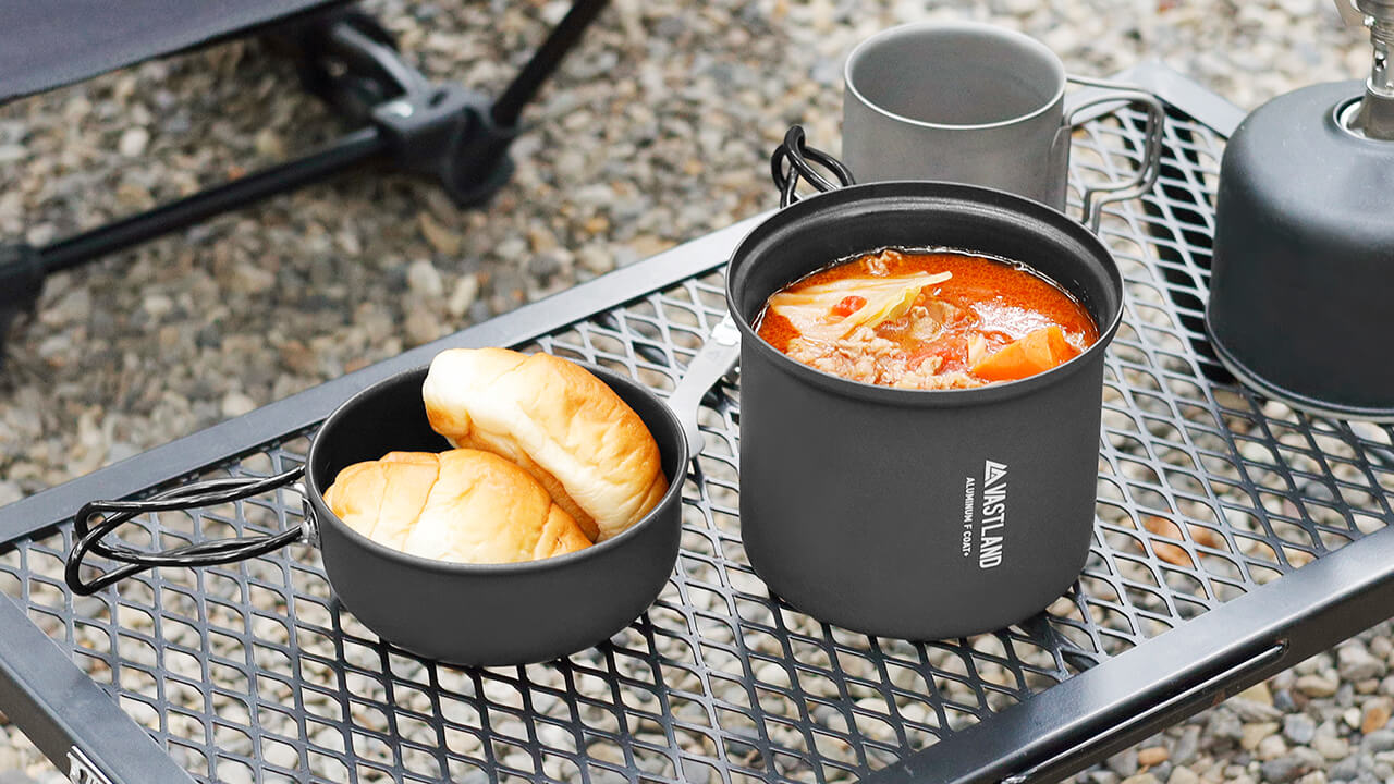 ミニマムキャンプの必需アイテム！軽量コンパクト ・お手入れ簡単