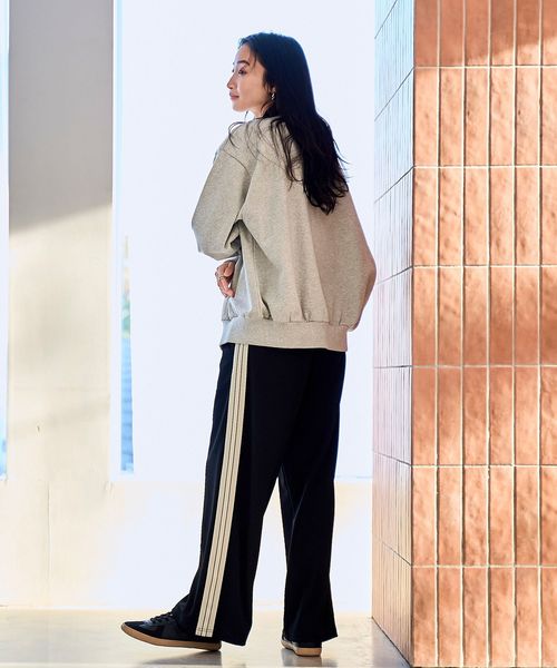 サイドラインイージーワイドパンツ