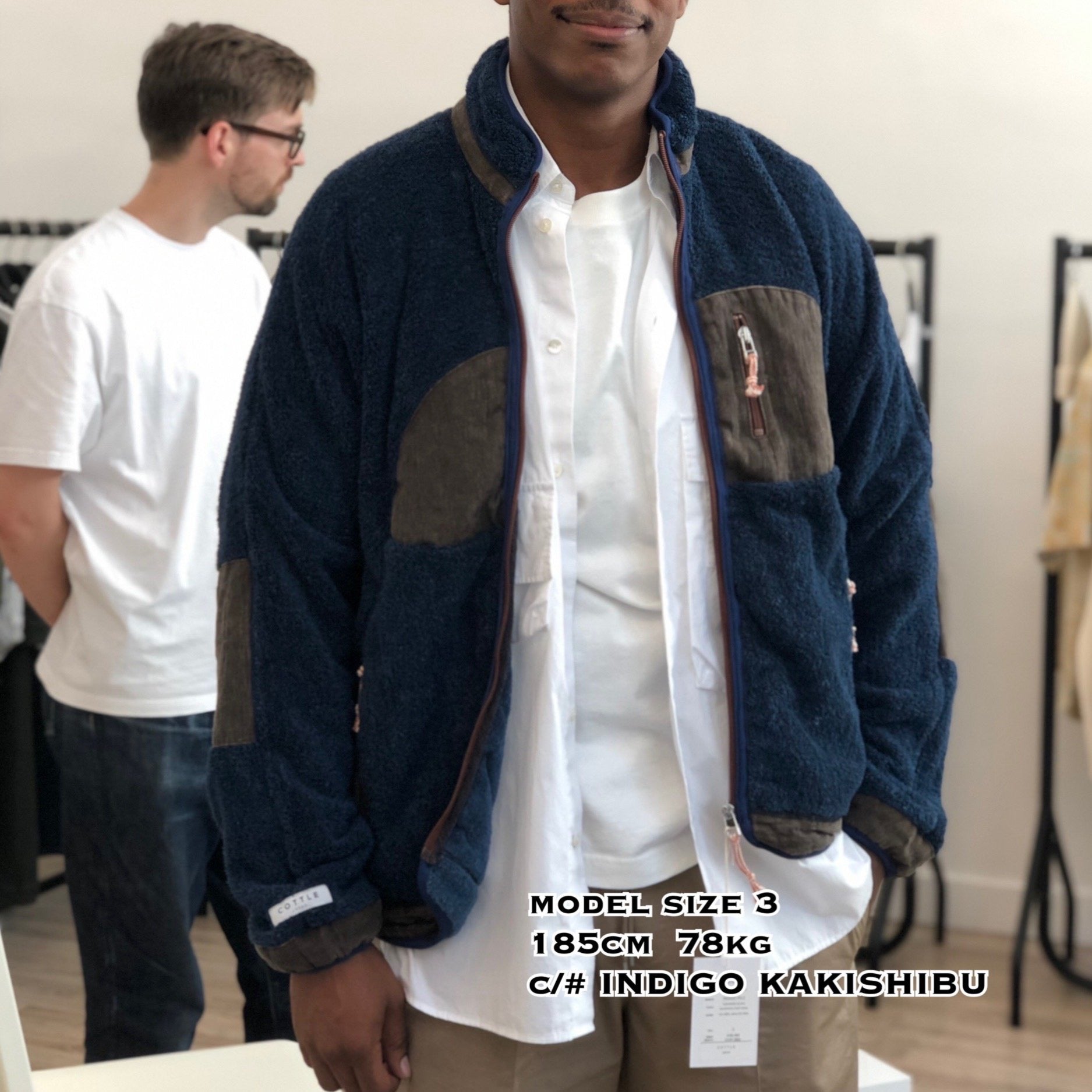 SUNSET PILE JACKET - YAK NUME KAKISHIBU – COTTLE WEB SHOP