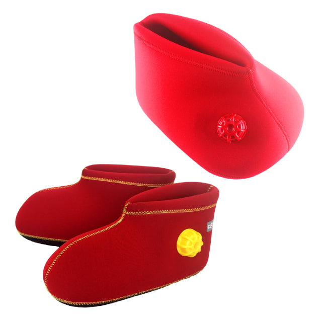 クロッツ やわらか湯たんぽ 両足用タイプ 1足／足用ショートタイプ 1足