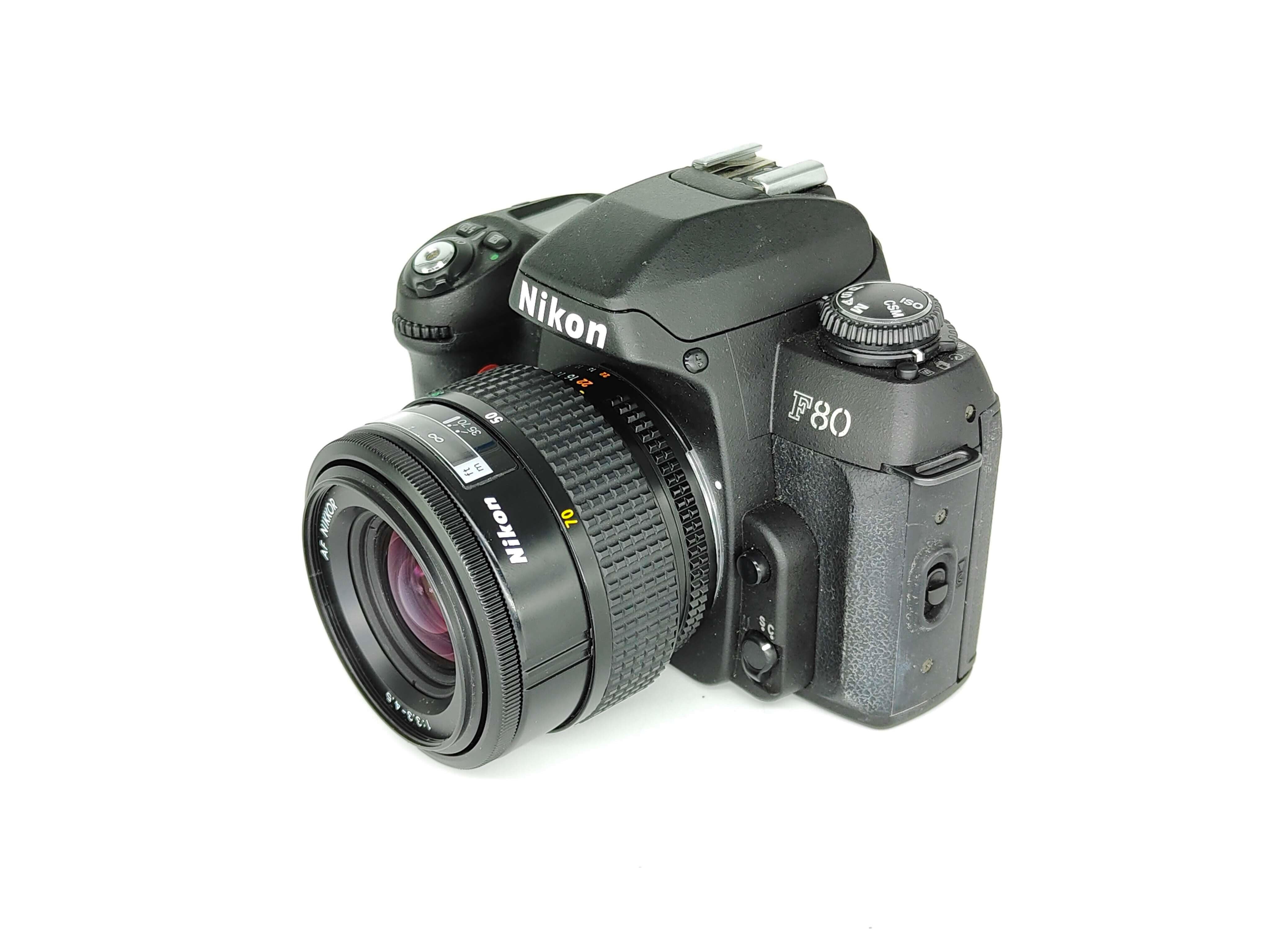 Nikon F80 autofocus film camera with 35-70mm zoom lens | Classic