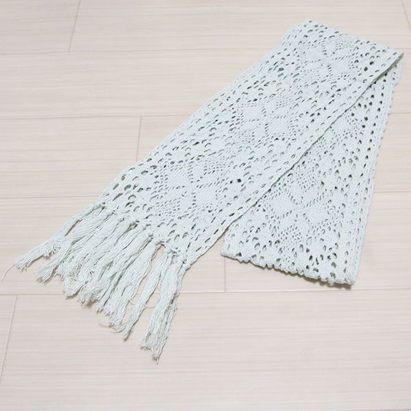 ミント系レース編みストール - ピンクハウス通販｜リサイクル