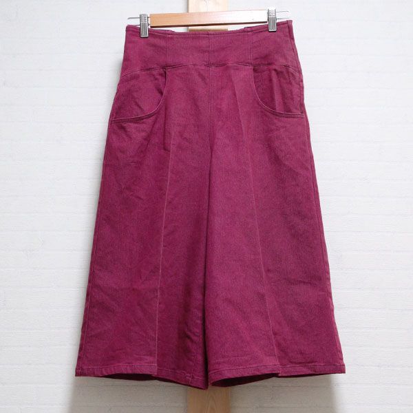 ボルドー系ハートポケットガウチョパンツ【4(L)】 - ピンクハウス通販