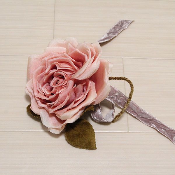 ピンク薔薇コサージュリボン付き - ピンクハウス通販｜リサイクル