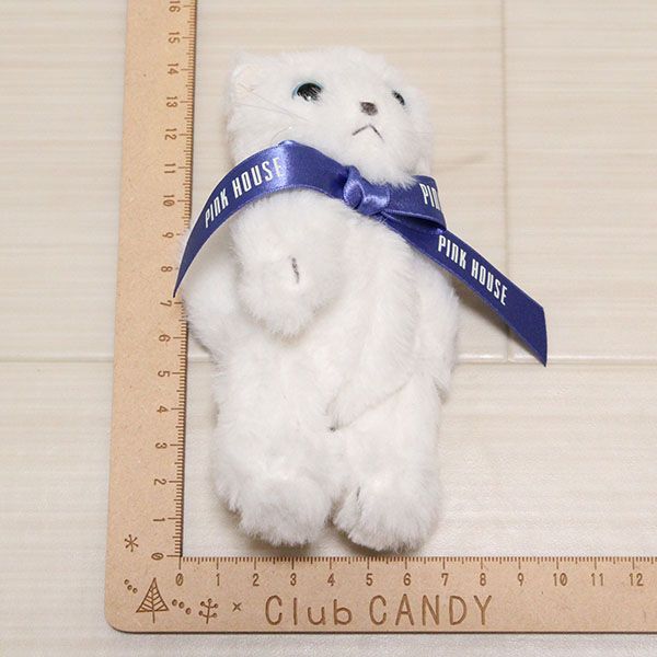 PINK HOUSE さざ波とねこ ペンギン ぬいぐるみ コサージュ ねこと子