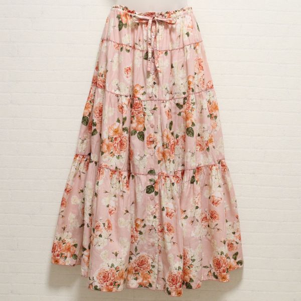 ピンクイングリッシュローズスカート - ピンクハウス通販｜リサイクル