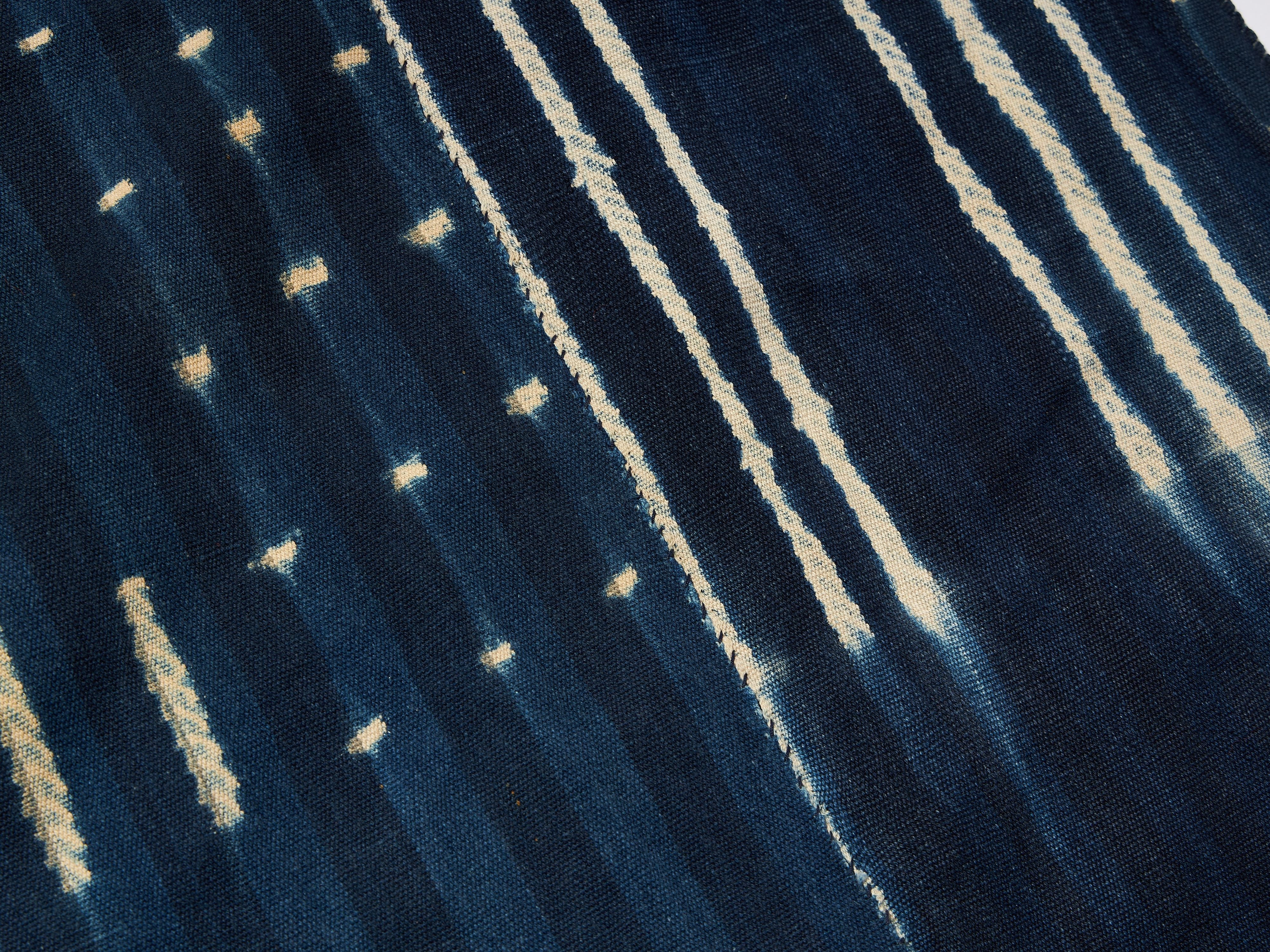 ヴィンテージのアフリカンインディゴストール – CLUB 2nd