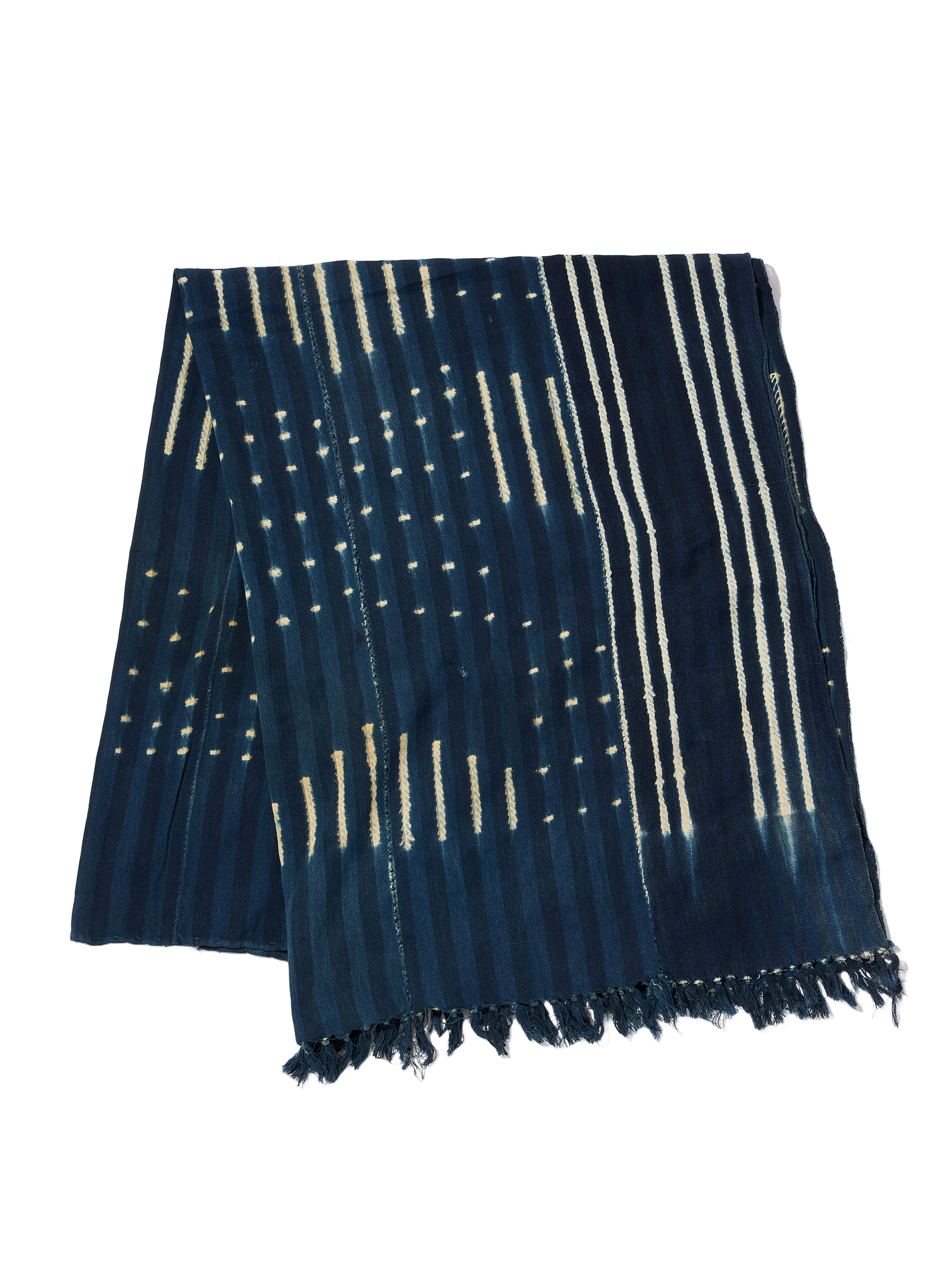 アフリカンインディゴ ファブリック 古布 ストール アフリカン