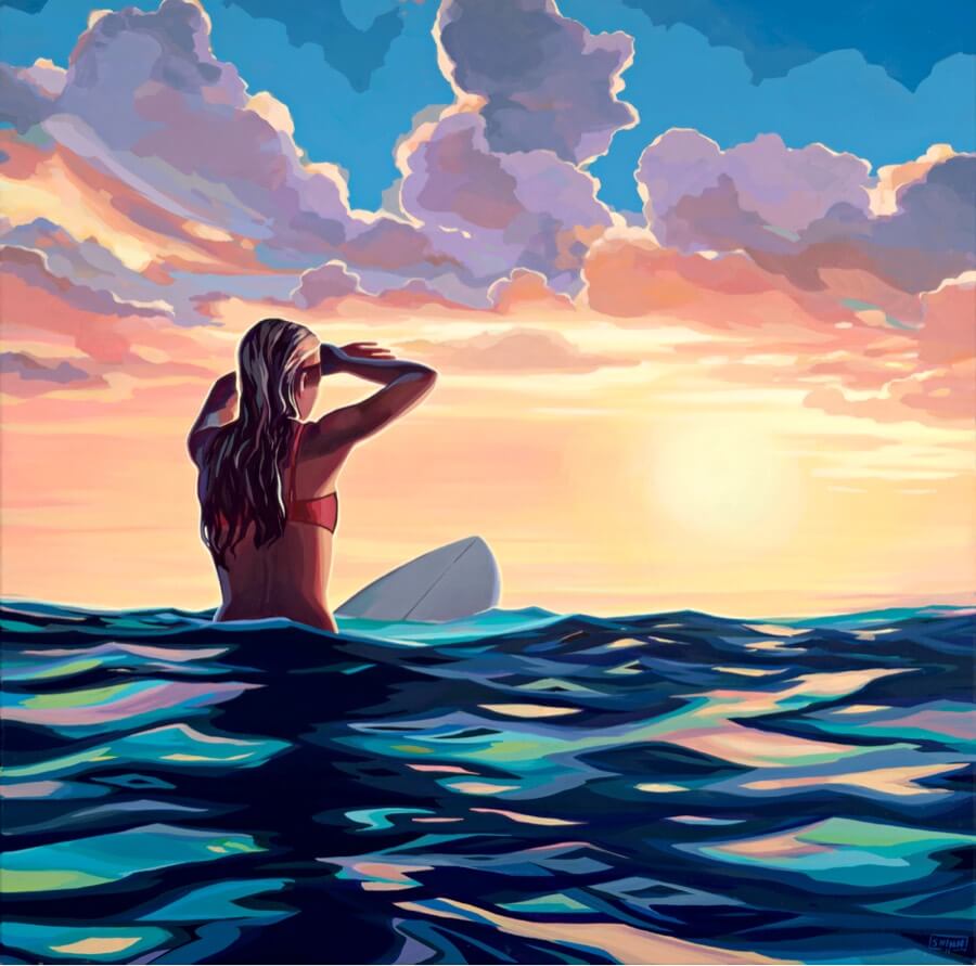 Christie Shinn — Surf Artist in Oahu, Hawaii (via Canada)