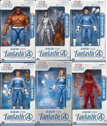 Marvel Legends Fantastic Four 6 Inch Action Figure - Set of 6