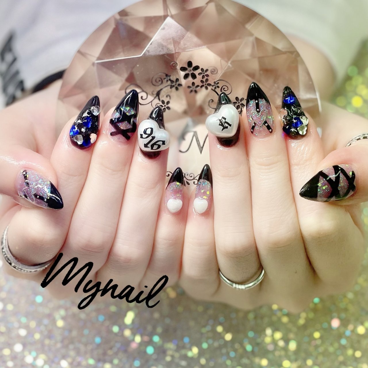 オールシーズン/ハンド/フレンチ/ハート/イニシャル - my NAILのネイル