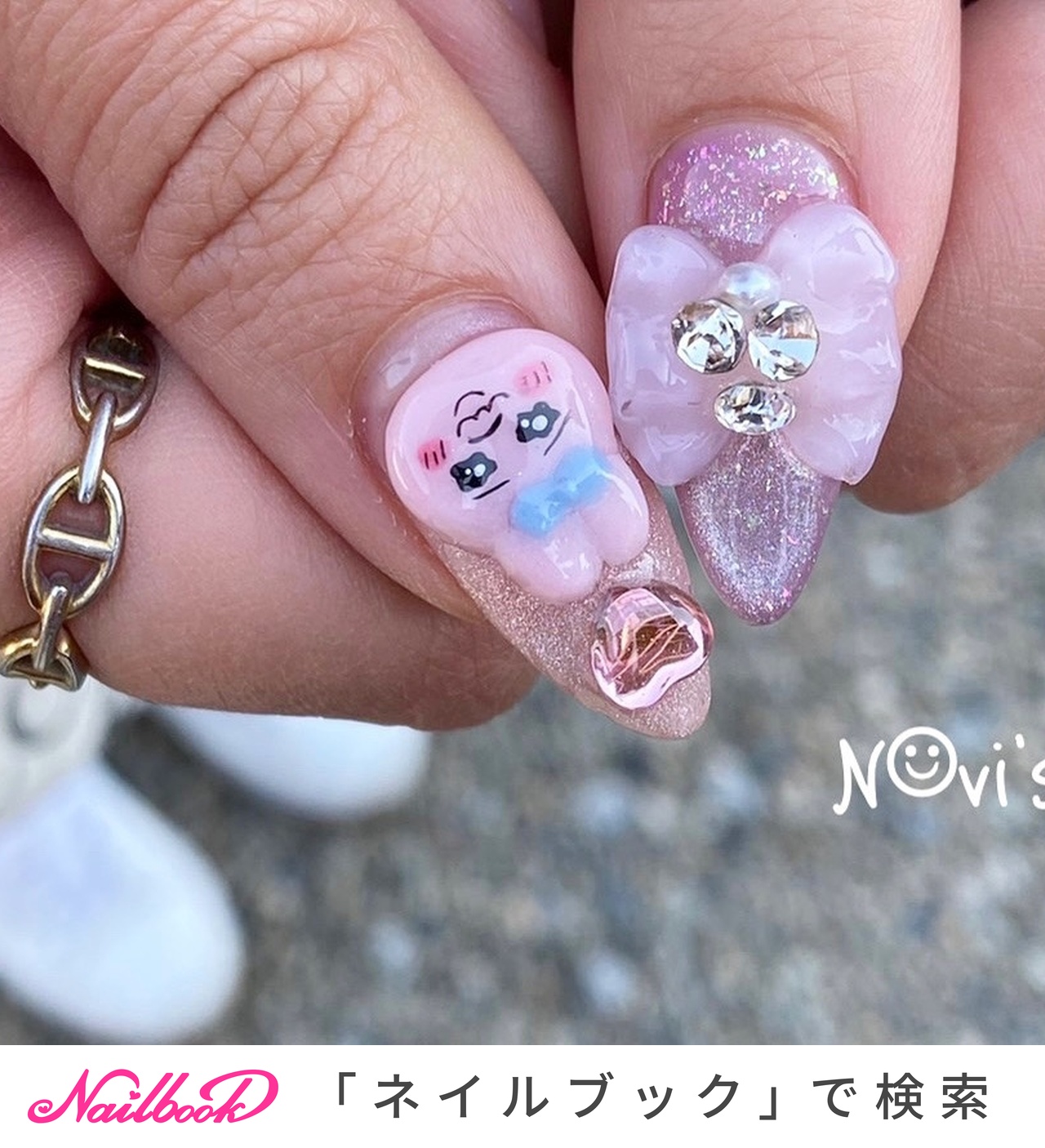 N‪‪☺︎‬vi's nailのネイルデザイン[No.8022637]｜ネイルブック‬