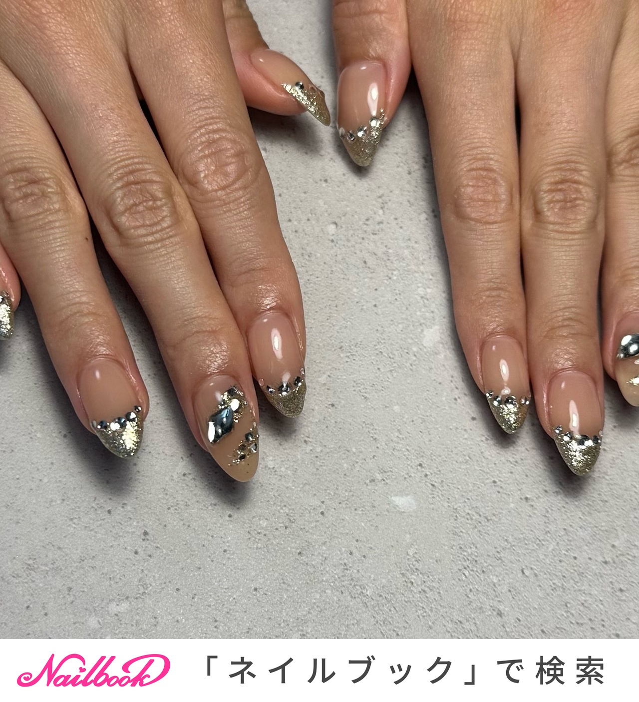 新品 ripinail リピネイル フレンチ✖️ビジュー 【公式通販】