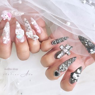 ネイルチップ 量産型 シンプルネイル ちゅるんネイル スナ系 ツイード