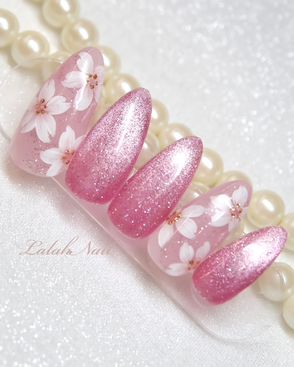 手が綺麗に見えるネイル/夏/卒業式/入学式/ハンド - Lalah Nail