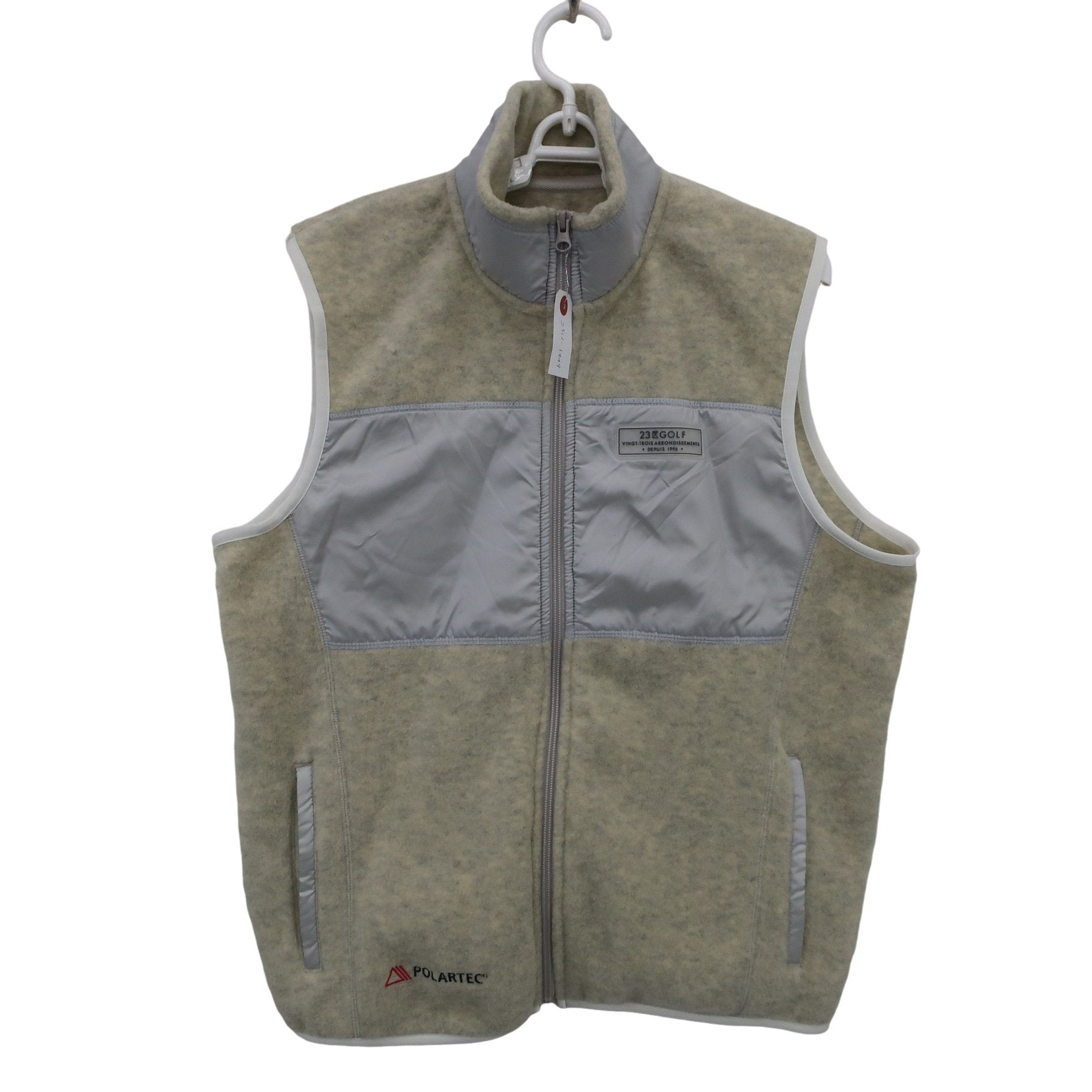 希少モデル! 美USED ANEW GOLF メンズ ダウンベスト グレー 希少モデル