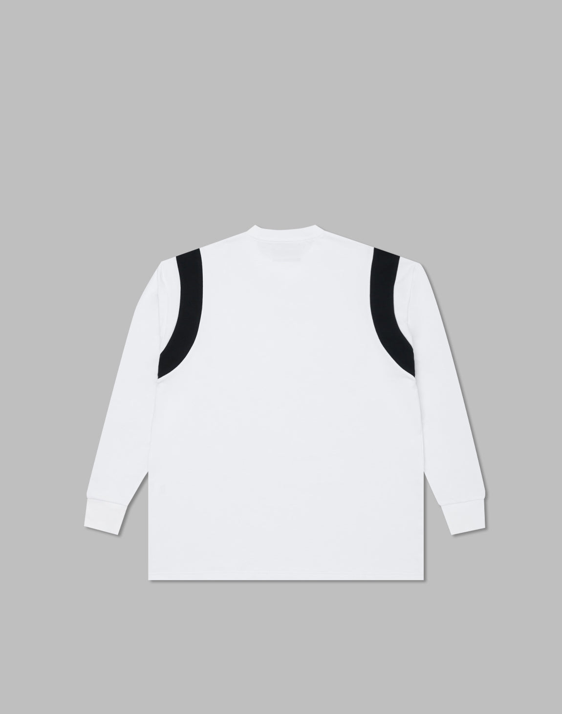CRONOS SHOULDER REGION LINE LONG SLEEVE T 【WHITE】