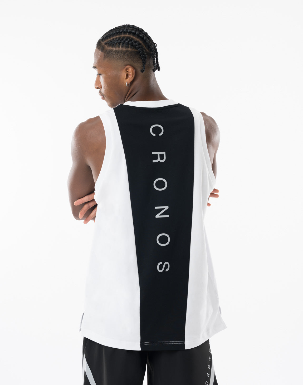 CRONOS REFLECT LINE SLEEVELESS【WHITE】