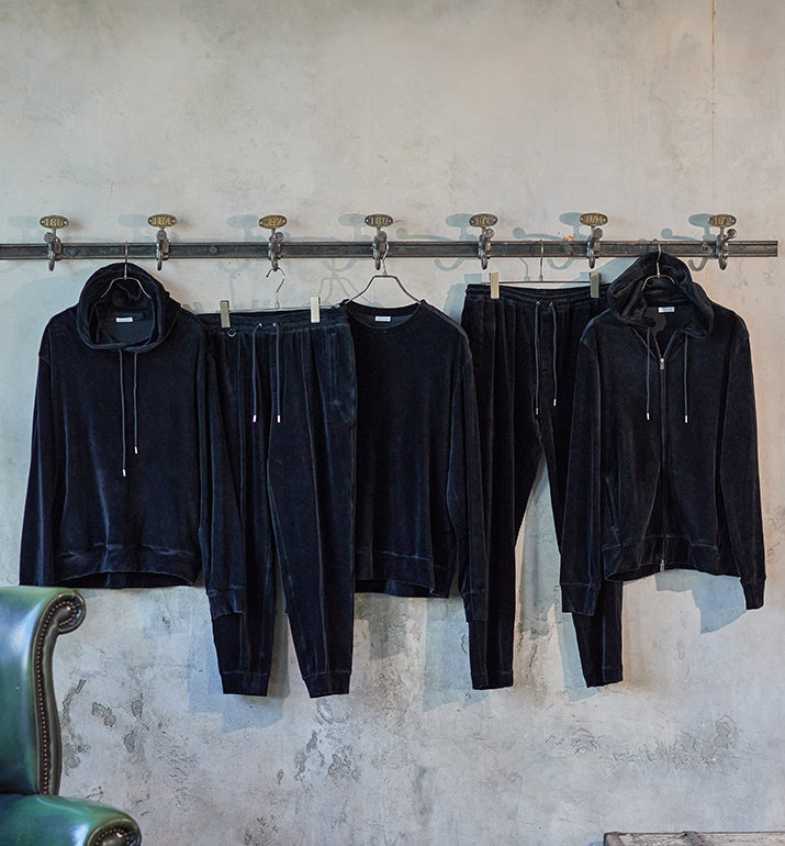 178 Velour Pull Over Hoodie & Jogger Pants – ＋CLOTHET ONLINE