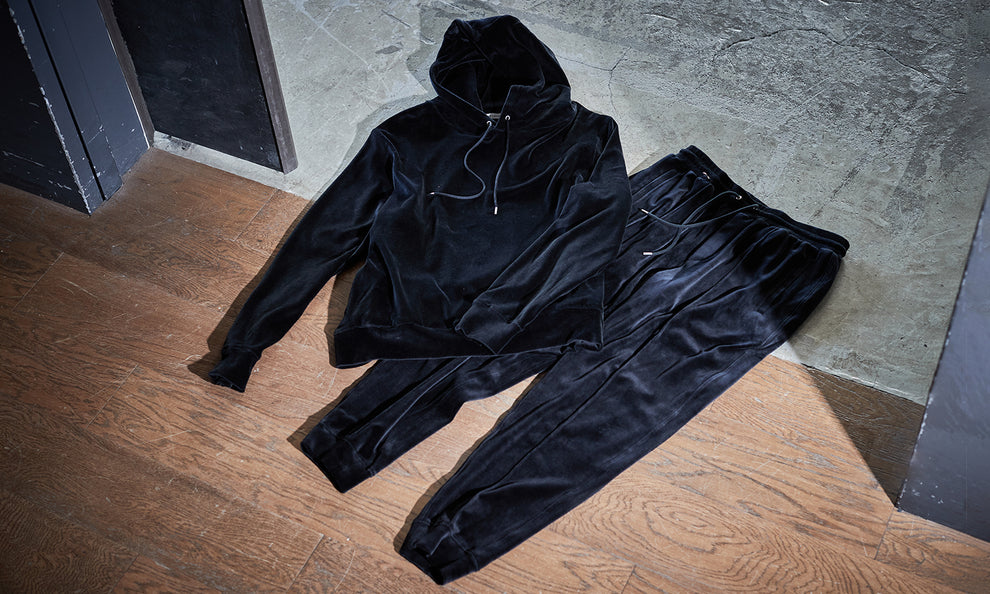 178 Velour Pull Over Hoodie & Jogger Pants – ＋CLOTHET ONLINE