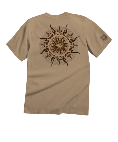 Sun Spinner T-Shirt | Men's Kona Coffee Dyed Crewneck Tee