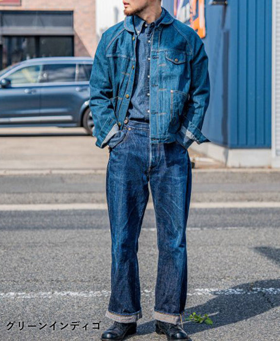 graphzero(グラフゼロ) 13oz セルビッチ デニムジャケット ラグラン