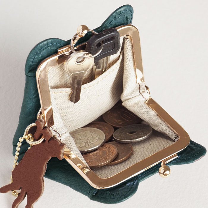 aoneco(アオネコ) マイクロ がま口ポーチ [an020] 革製品を手がける