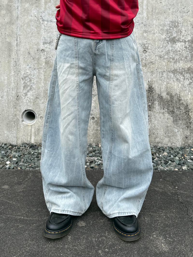 kenshin_ライトカラーワイドデニムパンツ DPB73403 – CRAMMY