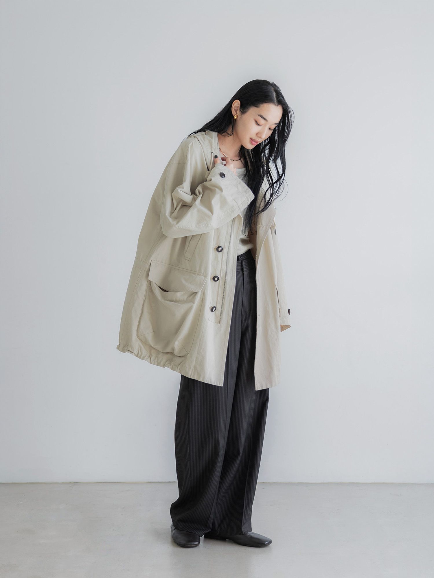 crewre online store / ピーチスキンモッズコート