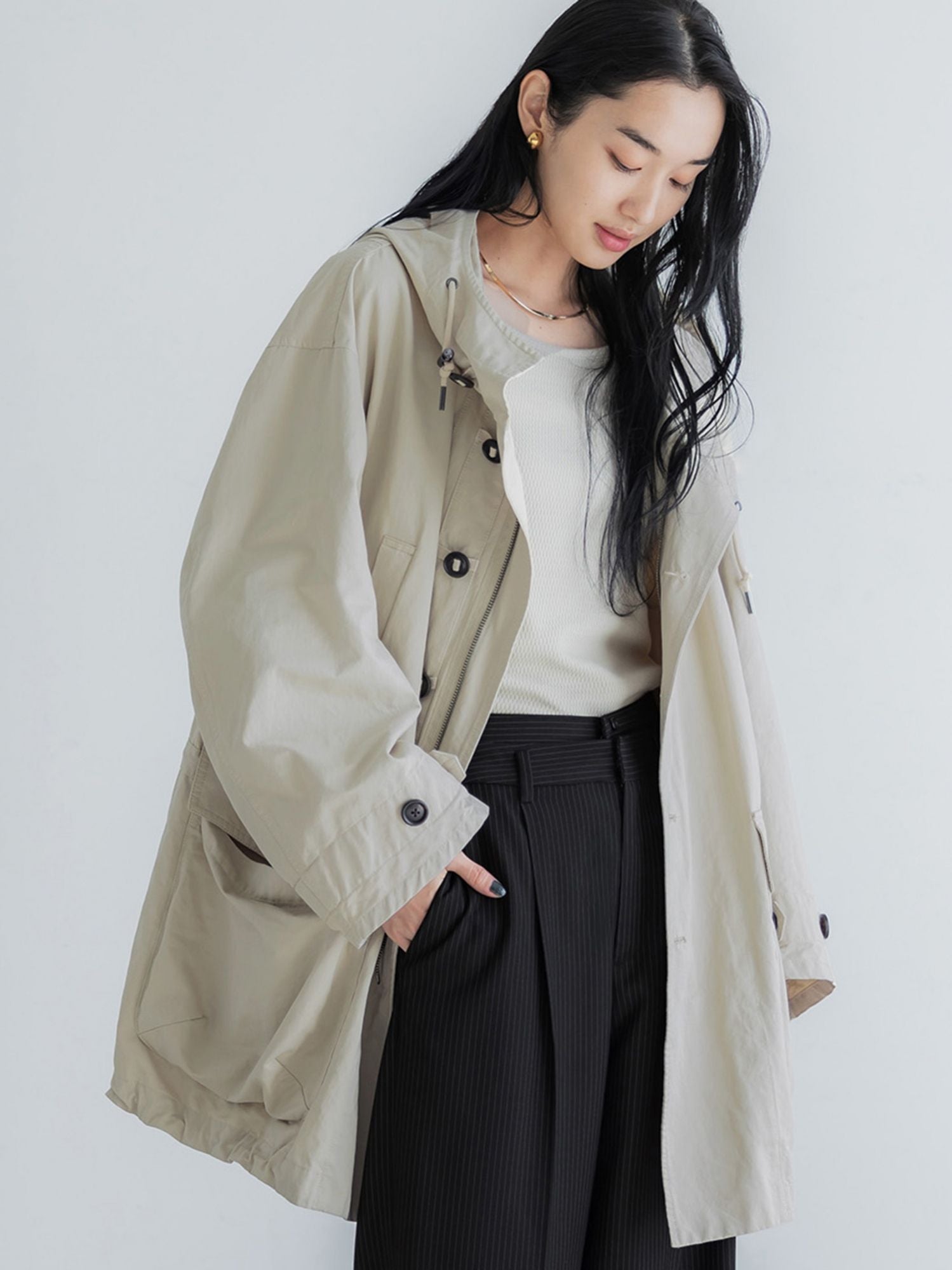 crewre online store / ピーチスキンモッズコート