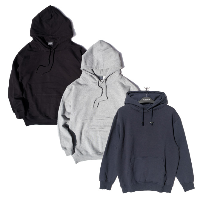 12.4オンスの極厚ヘビーパーカー クリミナルオリジナル ヘヴィーウェイト