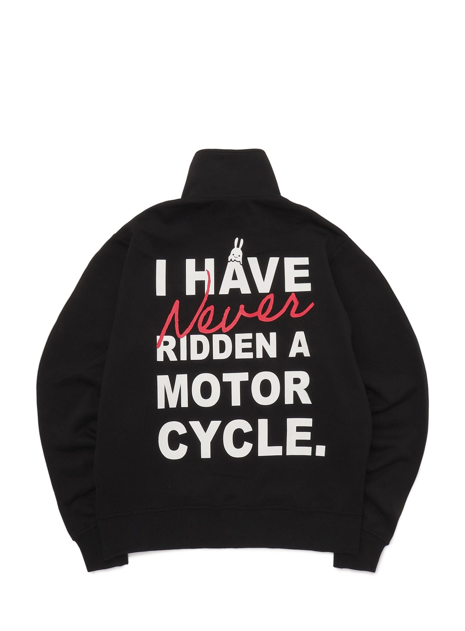 スタンドジップジャージ 文字｜ウサギがいる｜CUNE ONLINE STORE